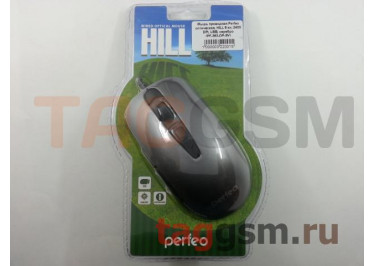 Мышь проводная Perfeo оптическая, HILL 6 кн, 2400 DPI, USB, серебро (PF-363-OP-SV)