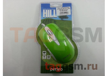 Мышь проводная Perfeo оптическая, HILL 6 кн, 2400 DPI, USB, зеленая (PF-363-OP-GN)