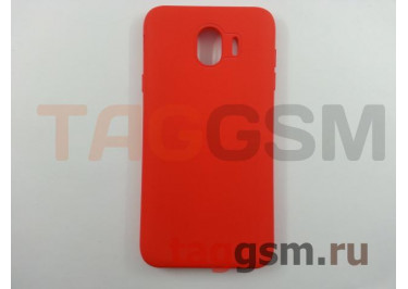 Задняя накладка для Samsung J4 / J400 Galaxy J4 (2018) (силикон, матовая, красная)