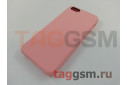 Задняя накладка для iPhone 5 / 5S / SE (силикон, матовая, розовая) Faison