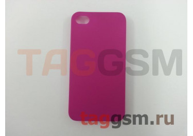 Задняя накладка для iPhone 4 / 4S (фиолетовая 0,3mm) Ensi