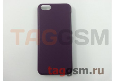 Задняя накладка Jekod для iPhone 5C (под кожу фиолетовая)