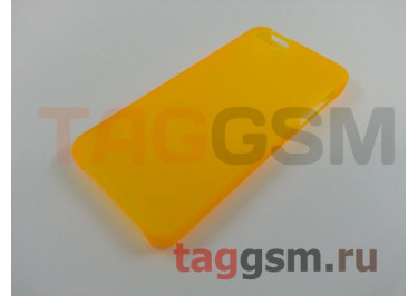 Задняя накладка для iPhone 5 / 5S / SE (0.8 mm тёмно-жёлтая) Xinbo