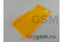Задняя накладка для iPhone 5 / 5S / SE (0.8 mm тёмно-жёлтая) Xinbo
