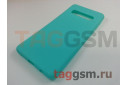 Задняя накладка для Samsung G973FD Galaxy S10 (силикон, матовая, бирюзовая (Soft Matte)) NEYPO