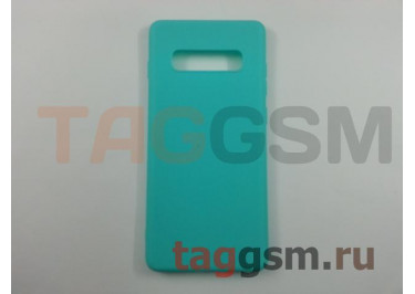 Задняя накладка для Samsung G975FD Galaxy S10 Plus (силикон, матовая, бирюзовая (Soft Matte)) NEYPO