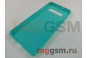 Задняя накладка для Samsung G975FD Galaxy S10 Plus (силикон, матовая, бирюзовая (Soft Matte)) NEYPO