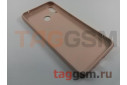 Задняя накладка для Huawei Nova 3 (силикон, под ткань, розовая)