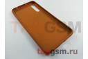 Задняя накладка для Huawei P20 Pro (силикон, под ткань, оранжевая)