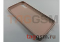 Задняя накладка для Huawei P20 (силикон, под ткань, розовая)