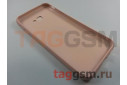Задняя накладка для Samsung J4 Plus / J415 Galaxy J4 Plus (2018) (силикон, под ткань, розовая)