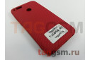 Задняя накладка для Xiaomi Mi A1 / Mi 5x (силикон, под ткань, красная)