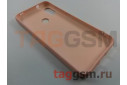 Задняя накладка для Xiaomi Mi A2 Lite / Redmi 6 Pro (силикон, под ткань, розовая)