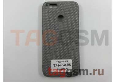 Задняя накладка для Xiaomi Mi A1 / Mi 5x (силикон, под ткань, серая)