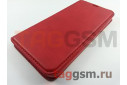 Сумка футляр-книга для XIAOMI Redmi Note 6 Pro (экокожа, с силиконовым основанием, на магните, красная), техпак