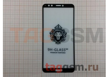 Пленка / стекло на дисплей для HUAWEI Y7 Prime (2018) (Gorilla Glass) 5D (черный) техпак