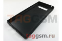 Задняя накладка для Samsung N950F Galaxy Note 8 (карбон, коричневая) Joysidea