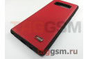 Задняя накладка для Samsung N950F Galaxy Note 8 (экокожа, красная) Joysidea