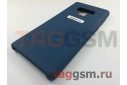 Задняя накладка для Samsung N960 Galaxy Note 9 (силикон, синяя), ориг