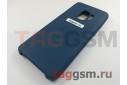 Задняя накладка для Samsung G960FD Galaxy S9 (силикон, синяя), ориг