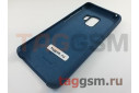 Задняя накладка для Samsung G960FD Galaxy S9 (силикон, синяя), ориг
