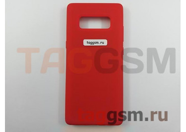 Задняя накладка для Samsung N950 Galaxy Note 8 (силикон, красная), ориг