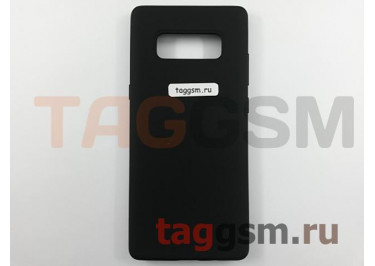 Задняя накладка для Samsung N950 Galaxy Note 8 (силикон, черная), ориг