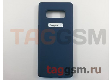 Задняя накладка для Samsung N950 Galaxy Note 8 (силикон, синяя), ориг