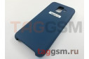 Задняя накладка для Samsung A6 / A600 Galaxy A6 (2018) (силикон, синяя), ориг