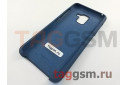 Задняя накладка для Samsung A8 / A530 / Galaxy A8 (2018) (силикон, синяя), ориг
