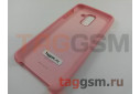 Задняя накладка для Samsung A6 Plus / A605F Galaxy A6 Plus (2018) (силикон, розовая), ориг