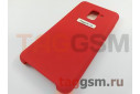 Задняя накладка для Samsung A8 Plus / A730F Galaxy A8 Plus (2018) (силикон, красная), ориг