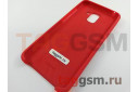 Задняя накладка для Samsung A8 Plus / A730F Galaxy A8 Plus (2018) (силикон, красная), ориг