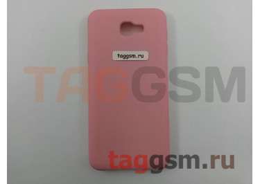 Задняя накладка для Samsung G570F Galaxy J5 Prime (силикон, розовая), ориг