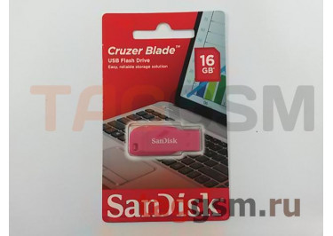 Флеш-накопитель 16Gb SanDisk Cruzer Blade Pink