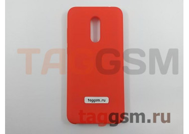 Задняя накладка для Xiaomi Redmi 5 Plus (силикон, оранжевая), ориг
