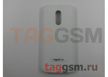 Задняя накладка для Xiaomi Redmi 5 Plus (силикон, белая), ориг