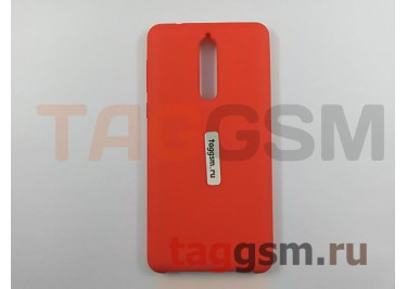 Задняя накладка для Nokia 8 (силикон, оранжевая), ориг