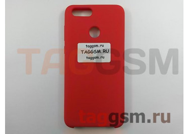 Задняя накладка для Huawei Honor 7X (силикон, красная), ориг