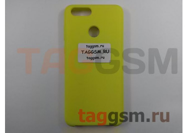 Задняя накладка для Huawei Honor 7X (силикон, лимонная), ориг