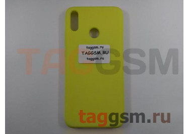 Задняя накладка для Huawei Honor 8X (силикон, лимонная), ориг