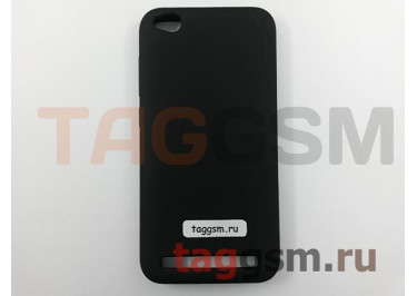 Задняя накладка для Xiaomi Redmi 5A (силикон, черная), ориг
