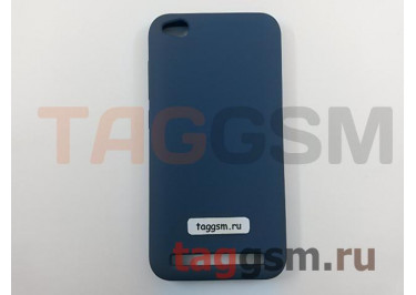 Задняя накладка для Xiaomi Redmi 5A (силикон, синяя), ориг