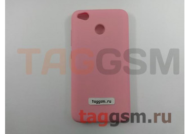 Задняя накладка для Xiaomi Redmi 4X (силикон, розовая), ориг