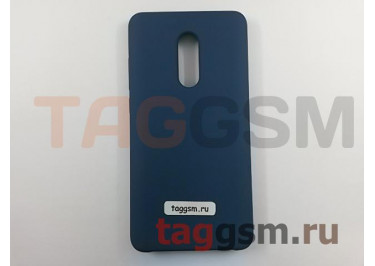 Задняя накладка для Xiaomi Redmi Note 4 / Redmi Note 4X (силикон, синяя), ориг