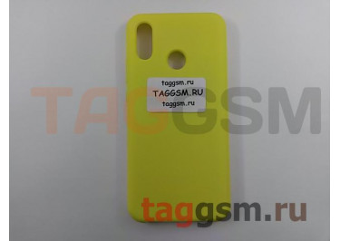 Задняя накладка для Huawei P20 Lite (силикон, лимонная), ориг
