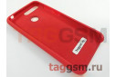 Задняя накладка для Huawei Honor 7A Pro / Y6 Prime (силикон, красная), ориг