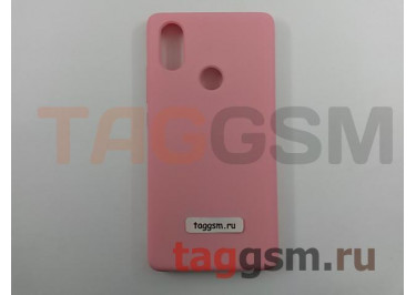 Задняя накладка для Xiaomi Mi 8 SE (силикон, розовая), ориг