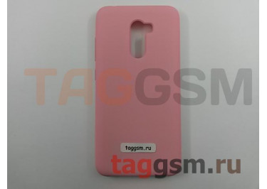 Задняя накладка для Xiaomi Pocophone F1 (силикон, розовая), ориг