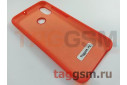 Задняя накладка для Xiaomi Mi 8 (силикон, оранжевая), ориг